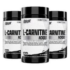 뉴트렉스리서치 L-카르니틴 1000 캡슐, 120정, 3개