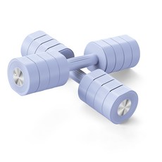 메라치 L1 4단계 무게조절 덤벨 다용 홈트 휴대용 아령 세트 2개입, 2개, 4kg