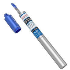 TIG 용접 텅스텐 전극 2% 토리에이티드 5팩 1/16인치 & 5팩 3/32인치x7인치 모음 사이즈(레드 EWTh-2) YESWELDER, 블루