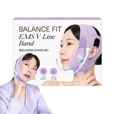 [당일출고] 95프로블럼 발란스핏 EMS 브이라인 밴드, 퍼플, 1개
