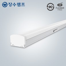 장수램프 LED 직부등기구 40W 주차장등 (1200mm) 플리커프리, 주광색, 1개