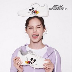 프로월드컵 발볼이 넓어 편안한 디즈니 콜라보 미키 마우스 럭스 어글리 슈즈