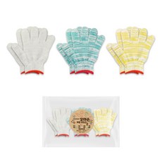 장갑이네 국내생산 꼬마손 어린이 면장갑 키즈 작업장갑 체험학습 텃밭 가드닝 갯벌 체험 장갑, 1개, XS 3종세트