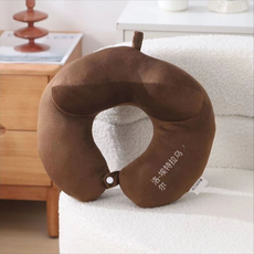 U型頸枕 舒適支撐 旅行必備, 【高品質駝峰】咖啡色