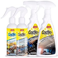 【CASTLE 家適多】汽機車清潔組，汽車內裝清潔保養，除臭抑菌，輕鬆清潔愛車, 1套