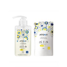 아토앤오투 시그니처 주방세제 레몬향 480g + 리필 480g