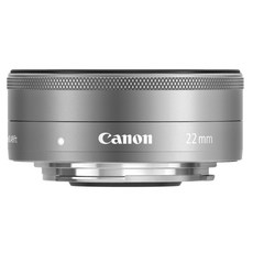 Canon 단초점 광각 렌즈 EF-M22mm F2 STM 실버 미러리스 일안 대응 EF-M222STMSL, NONE