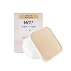 NOV 娜芙 防曬粉餅 SPF30 PA 12g, 1個, OC-10亮膚色  (光澤明亮的膚色