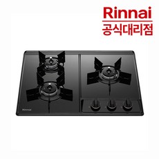 린나이 가스레인지3구 빌트인 560X430 매립형 가스쿡탑, LNG, RBR-NC310DJ