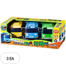 바니랜드 꼬마버스타요 삑삑이 3종 완구세트, 혼합색상, 3세트