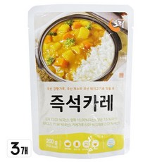 국산 재료 듬뿍 믿고 먹는 토리 즉석카레 아이 캠핑음식, 3개, 200g