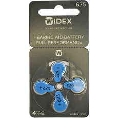 와이덱스 보청기 배터리 건전지 밧데리 약, 1세트, 와이덱스 675A, (40알)
