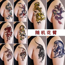 仿真刺青貼紙 翅膀天使惡魔圖案 防水持久 紋身貼紙, 1個, 圖片08,1張