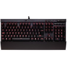 커세어 Red LED 기계식 유선 일반형 키보드, 혼합색상, K70 LUX, 적축