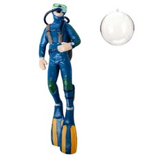 漂浮蛙人 魚缸造景擺件 水族箱裝飾品 小擺件, 1個