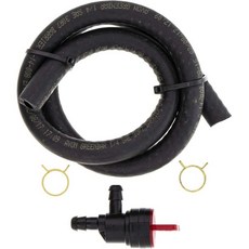 슈어핏 14인치 가스 차단 90도 연료 밸브 키트 교체용 브리그스 앤 스트래튼 494769 697944 698181 엔진용, 슈어핏 14인치 가스 차단 90도 연료 밸브 키트 교체