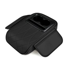 차빛 자동차 콘솔쿠션 팔걸이수납함 컵홀더, 1개, 어반블랙