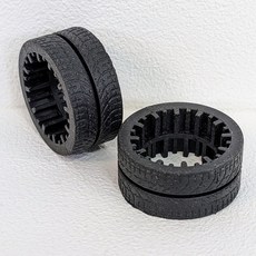 iRobot M6 副廠輪胎2入組，適用於Braava Jet M6拖地機器人，輕鬆更換，提升清潔效率