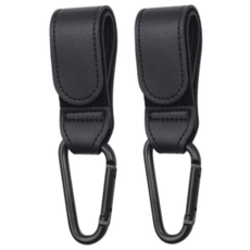 데일블룸 유모차걸이 가방걸이 고리 후크, 2개, 검은색