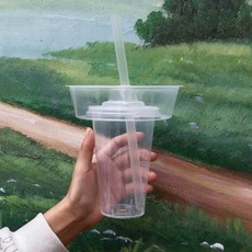 투명 콜팝컵 테이크아웃 음료컵 용기 일회용컵 대량 500ml투명PP그... 1개, 5.투명PP그릇 360+500ml 2세트 * 1개