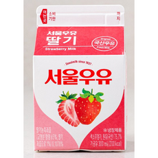 서울우유 딸기, 300ml, 2개