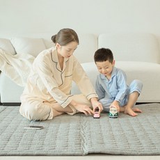 빨아쓰는 비나잇 프리미엄 온수매트 타임케어 보증제도 포함, 퀸 단일난방(1500x1900)