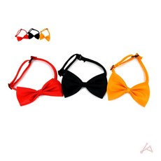 애견 나비넥타이 산책 강아지 옷, 노랑, 1