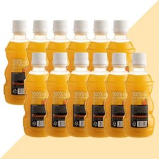 제주랑 100% 착즙주스 한라봉 감귤 주스 320ml X 12개