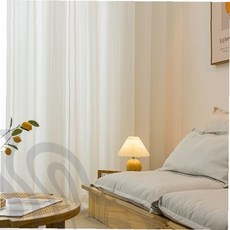 거실 주름커튼 나비 쉬폰 햇빛가리개 창문 채광 조절