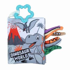 유아 흑백 헝겊 촉감 공룡 꼬리 패브릭북 유아헝겊감각책