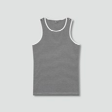 JAJU 여 코튼 립 민소매 티셔츠 J115201115097 531531