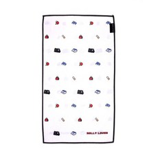 [랠리러버] 탁구 수건 운동용 스포츠 타올, 1개, 화이트 픽셀