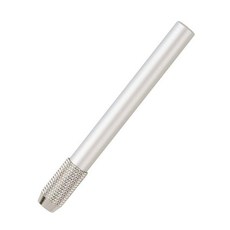 金屬鉛筆延長器 畫筆接筆器 素描炭筆延伸器, 1個, 銀色