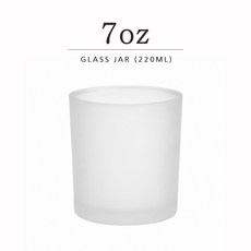 불투명 캔들용기 220ml 7oz 유리캔들용기 캔들재료, 1개