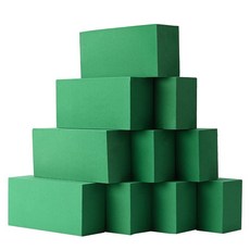 플로랄폼 꽃꽂이 스펀지 오아시스 대량 생화 원예재료 소시지 꽃무늬 14개/봉지, 14개