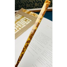 李敏亮 秋扇玉竹文玩摺扇, 如圖所示, 1個