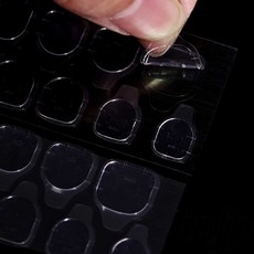 인프마켓 네일 양면 테이프 24pcs 네일팁테이프 네일팁접착제 네일글루, 네일양면테이프, 1개