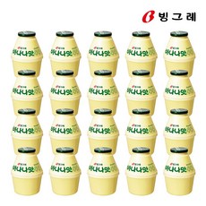 빙그레 바나나맛우유 240ml, 바나나우유, 20개