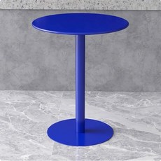 철제테이블 소파 침대 사이드스탠드 협탁 카페매장 거실침실 모던디자인 튼튼한 원형철제, 파란색 50x50x52cm