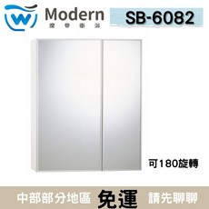 摩登衛浴 SB-6082 現代化妝鏡櫃 65cm