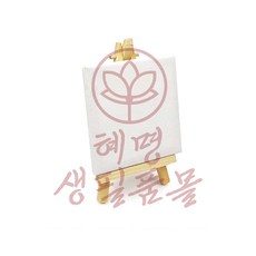 혜명생필품몰 미니 이젤 캔버스 세트 10x10cm