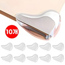 RS1 초밀착 안심 코너 모서리 보호대, 투명, 10개