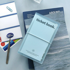 미리브 다용도 포켓 티켓북 네컷사진 앨범, 03 스카이 블루