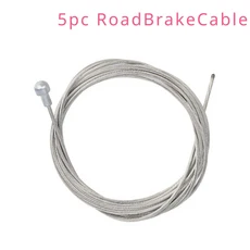 5pcs 1.7/2M MTB Bicycle Brake Line Bike Stainless Steel Gear Shift Cable Road Bike Speed Line Fixed, 01 5pc Road Brake 2M