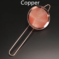 바 스트레이너 스프링 칵테일 스트레이너 스테인레스 스틸 디럭스 스트레이너 바 도구, 기타, 27 Copper 23.3cm