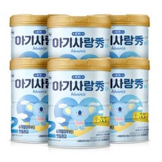 아기사랑 수 어드밴스 분유 2단계, 800g, 6개