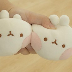 몰랑이 스퀴시 말랑이 스트레스볼 주물럭 촉감놀이 굿즈 선물, 몰랑 봉제 페이스 스트레스볼, 1개