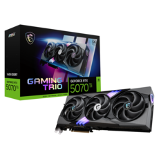 MSI 지포스 RTX 5070 Ti 게이밍 트리오 OC 플러스 D7 16GB 트라이프로져4, 단일옵션