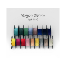 [YT공예] 인견매듭실 0.8mm/5yd(소분) 450cm/국내생산 매듭실 꼰세사 꼰소사 전통매듭용실, 23.팥죽, 1개