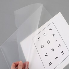 모라두마켓 투명 L형 파일 12P 쫄대파일